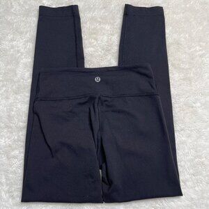 Lululemon Women's Black Low-Rise Cropped Leggings Size 2